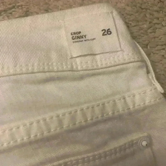NWOT Hudson Ginny crop jeans in white size 26 - Picture 3 of 6